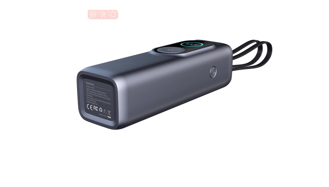Laptop Power Bank with Blue LED Screen ,Integrated MPPT ,Compatible with Solar Panel